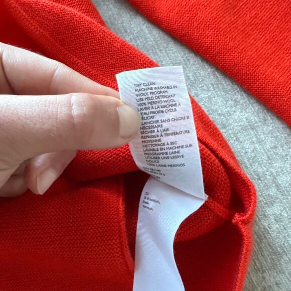 NWOT COS Orange Wool Sweater - Picture 4 of 4